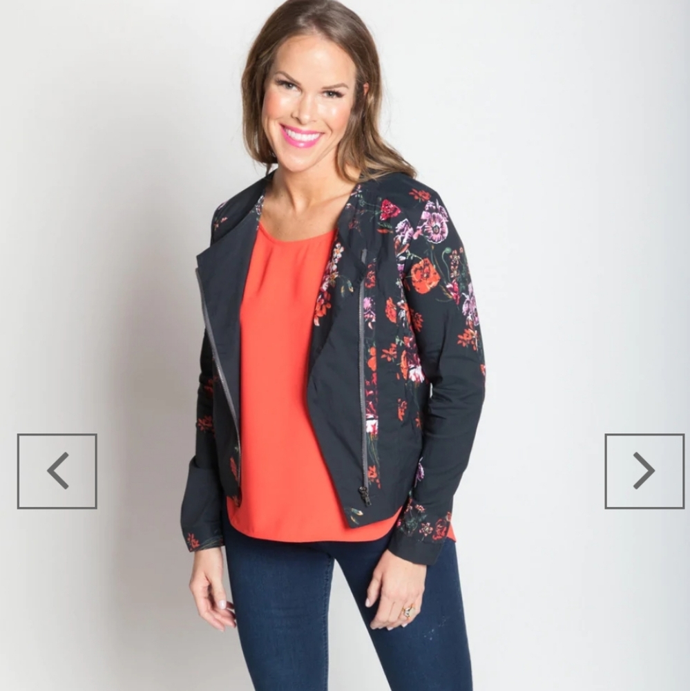 Shay & Coco Floral Moto Jacket - Picture 3 of 7